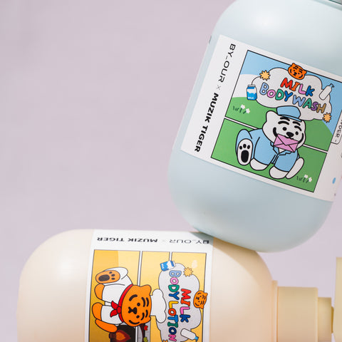 Byour Mujik Tiger Milk Perfume Moisturizing Body Lotion (Sweet Vanilla) 500 ml