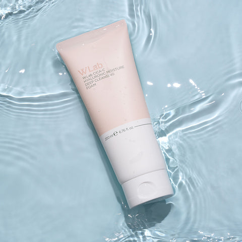 W.Lab Cica C Hyaluronic Moisture Deep Cleansing Foam 200ml (2 Pack)