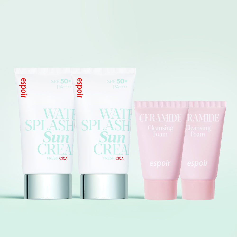 Espoir Water Splash Sunscreen Fresh Cica 60ml (2 pack)