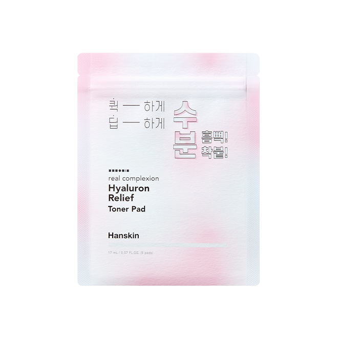 Hanskin Hyaluron Relief Toner Pads