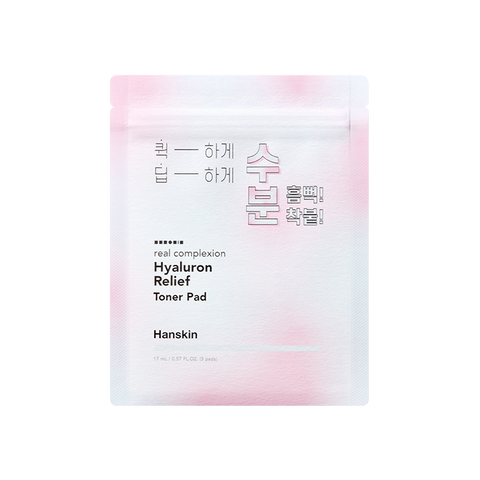 Hanskin Hyaluron Relief Toner Pads