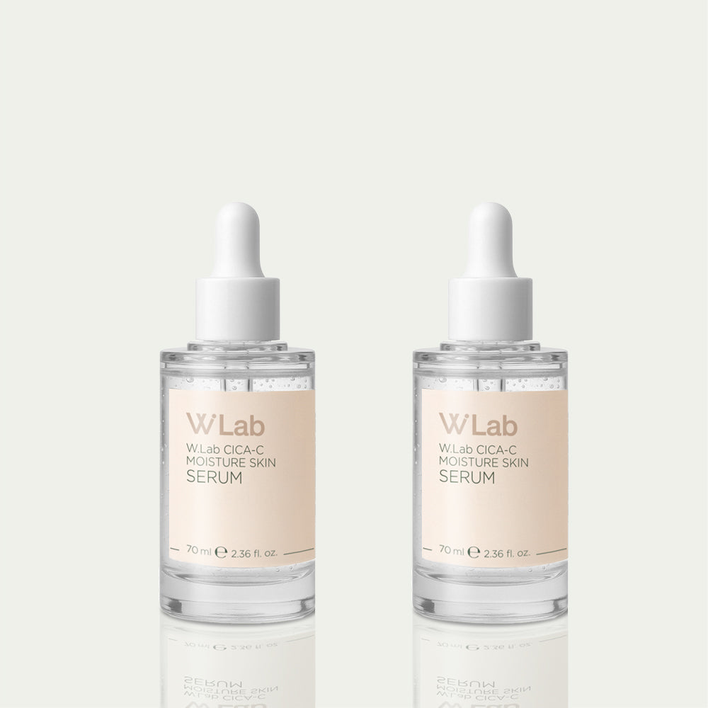 W.Lab Cica C Moisture Skin Serum 70ml (2 Pack)