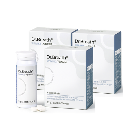 Desimone Dr. Bress Oral Probiotics 3-Box (Total 90 Tablets)