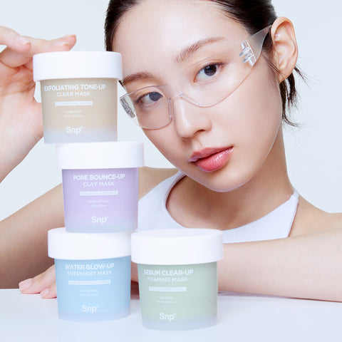SNP Clear Tone-Up Exfoliating Peeling Mask 100ml