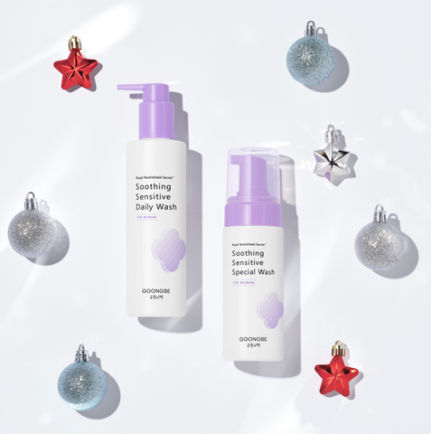 Goongbe Soothing Sensitive Daily Wash 200ml + Soothing Sensitive Special Wash 150ml (Foam)