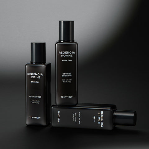 TONYMOLY Regencia Homme Skincare Set (Toner 150ml Emulsion 150ml + Fluid 30ml)