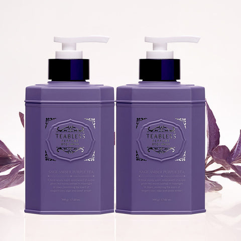 Teabless Sage Amber Purple Tea Perfume Body Wash 500g Double Pack