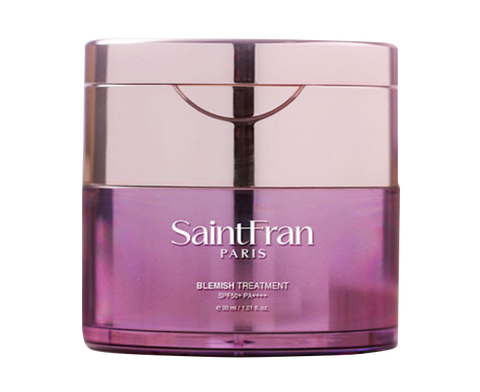 SaintFran Blemish Treatment Cr?me Cushion Pact 30ml (Includes 1 Random Volume Brush)