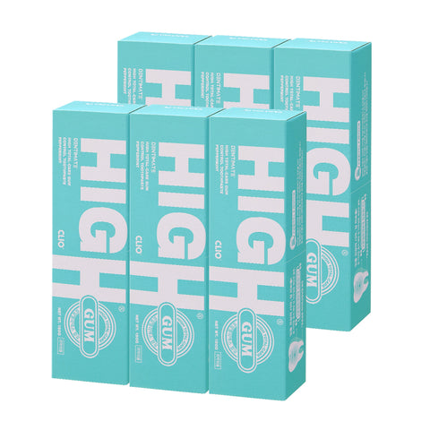 Clio Dentimate High Total Care Gum Control Toothpaste 150g 6-Pack Set