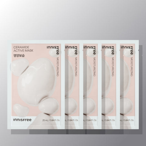 Innisfree Active Mask Ceramide [Nutrition & Moisture] 25ml x 5 Sheets