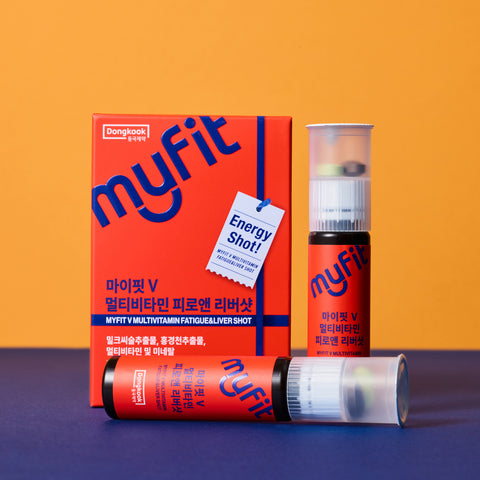 DongKook MyFit V Multi-Vitamin Fatigue & Liver Shot Drinkable Milk Thistle 8-count (2 Pack)