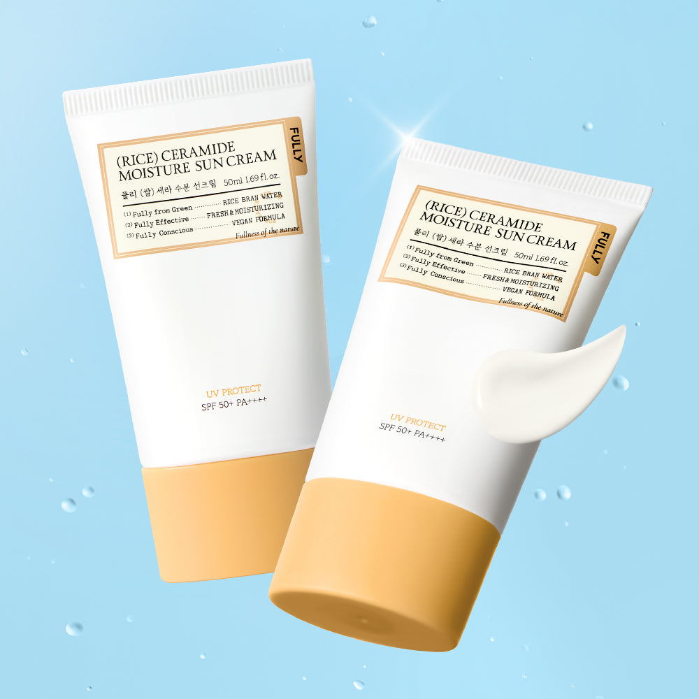Fully Rice Cera Moisture Sunscreen 50ml (2 Pack)
