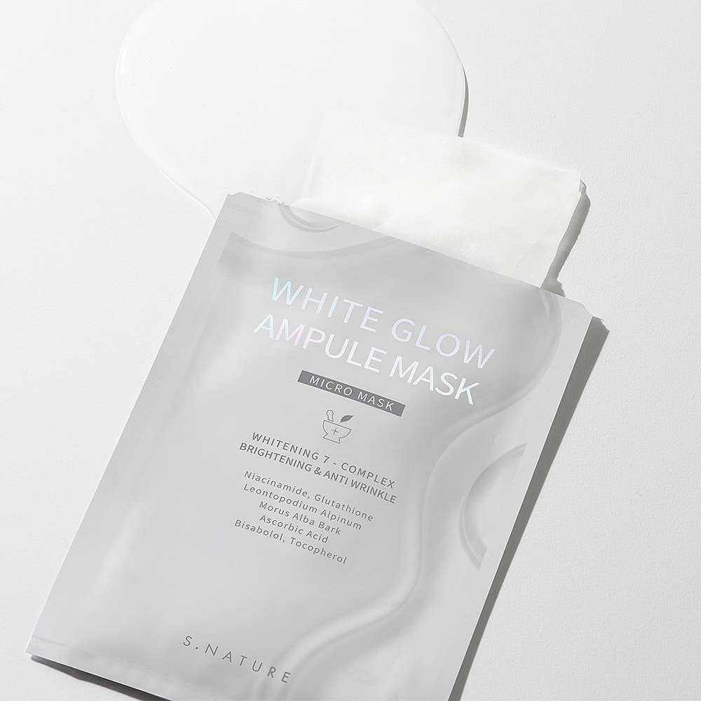 S.Nature White Glow Ampoule Mask (10 Sheets)