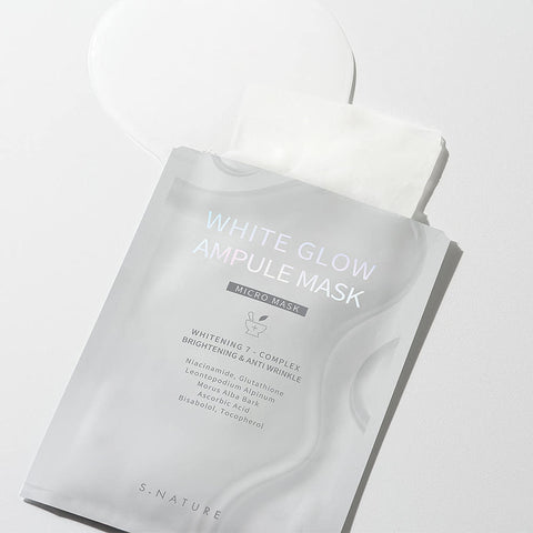 S.Nature White Glow Ampoule Mask (10 Sheets)