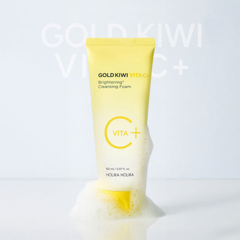 Holika Holika Gold Kiwi Vita C Plus Brightening Pore Care Cleansing Foam 150ml