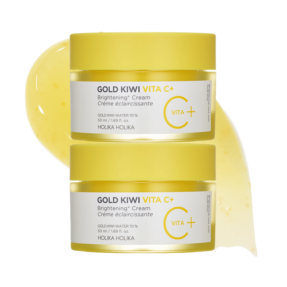 Holika Holika Gold Kiwi Vita C Plus Brightening Blemish Care Cream 50ml (2 Pack)