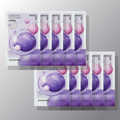 Innisfree Active Mask Idebenone (Firming & Hydrating) 25ml x 10 Sheets