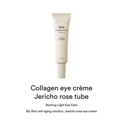 Soonsu Beauty Collagen Eye Creme Jericho Rose Tube side view
