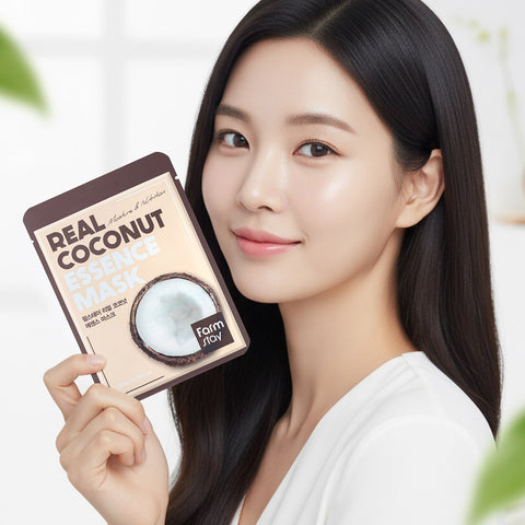 Farmstay Real Coconut Essence Mask 23ml (10 Sheets)