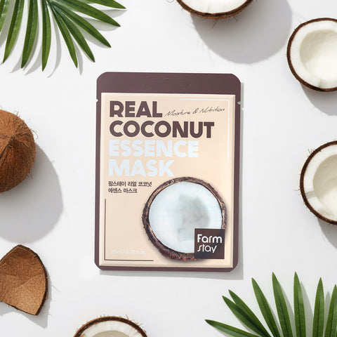 Farmstay Real Coconut Essence Mask 23ml (10 Sheets)