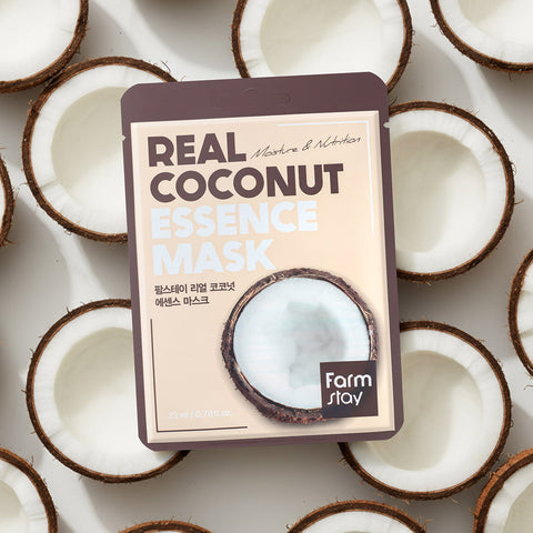 Farmstay Real Coconut Essence Mask 23ml (10 Sheets)