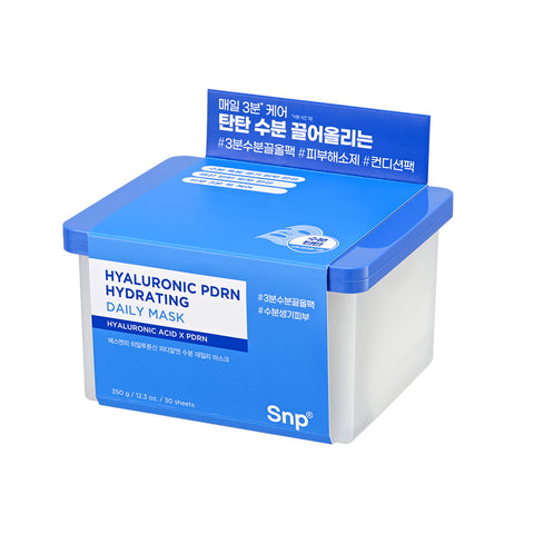 SNP Hyaluronic Acid PDRN Daily Hydrating Mask Pack 30 Sheets