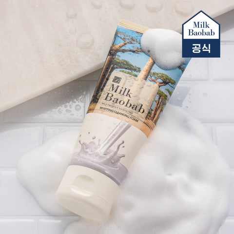 Milk Baobab Whipping Cleansing Foam 120ml (3-Pack)
