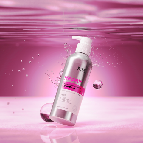 Black Foret Anti-Hair Loss Shampoo (Sensitive Scalp) Mild Acidic 500ml + Frozen Treatment 250ml