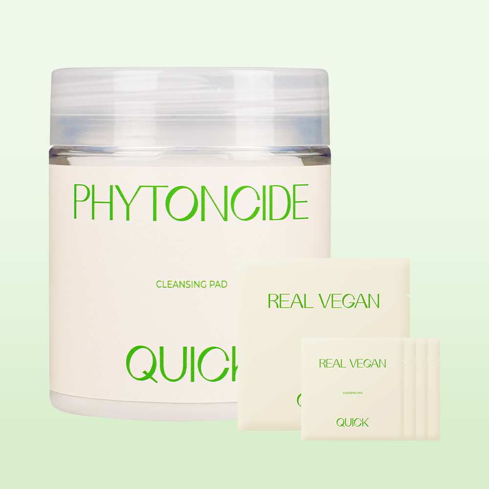 KLAVUU Phytoncide Quick Cleansing Pads, 100 Sheets