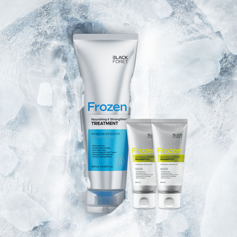 Black Foret Scalp Strengthening Treatment 250ml + 60ml Shampoo x2