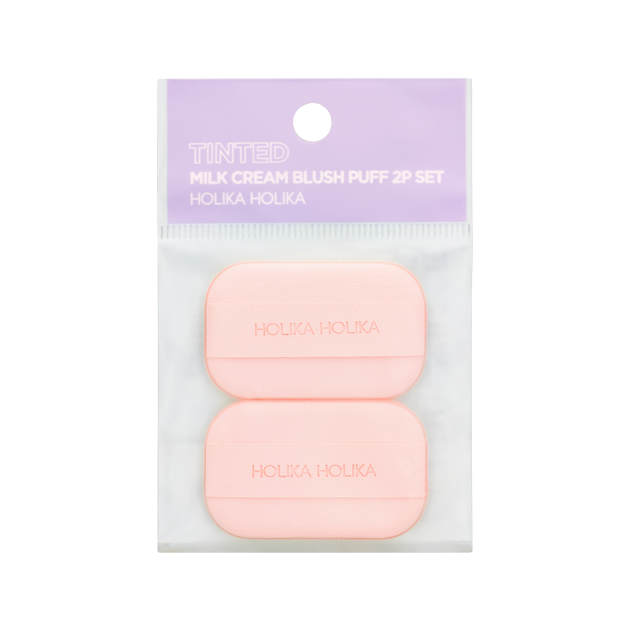 Holika Holika Tinted Milk Cream Blush 2P Puff Set