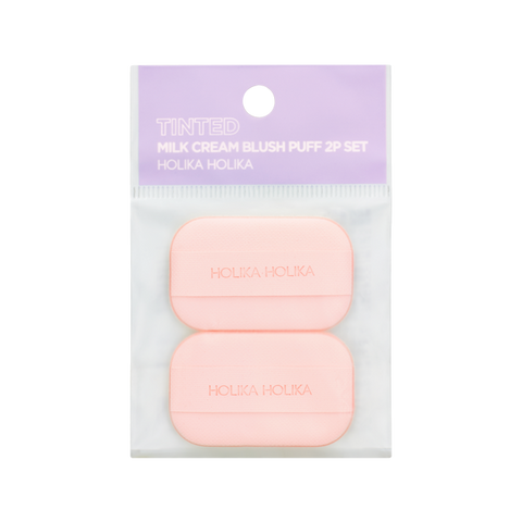 Holika Holika Tinted Milk Cream Blush 2P Puff Set
