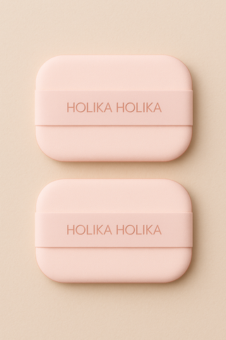 Holika Holika Tinted Milk Cream Blush 2P Puff Set