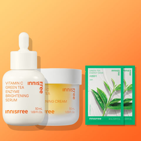 Innisfree Vitamin C Capsule 2-Piece Set Moisturizing Cream 50ml + Serum 50ml