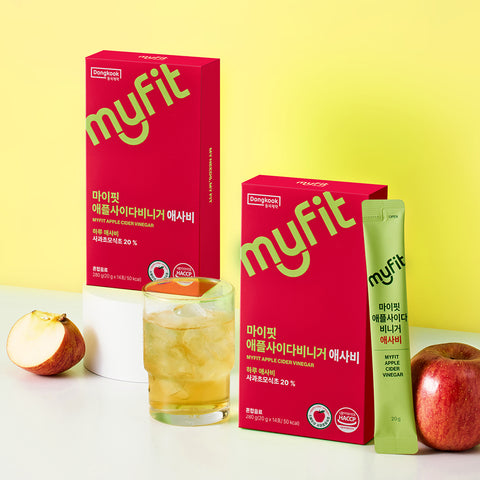 DongKook MyFit Organic Apple Cider Vinegar 56 Sachets (4 Boxes)