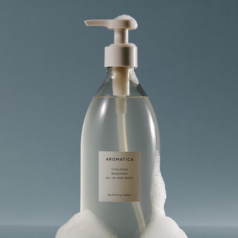 Aromatica Vitalizing Rosemary All-in-One Wash 1L Set (500ml+500ml)
