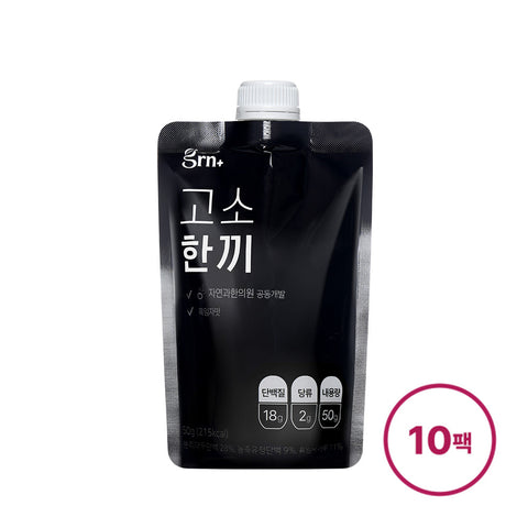 GRN Black Sesame Protein Shake 50g x 10 Pack