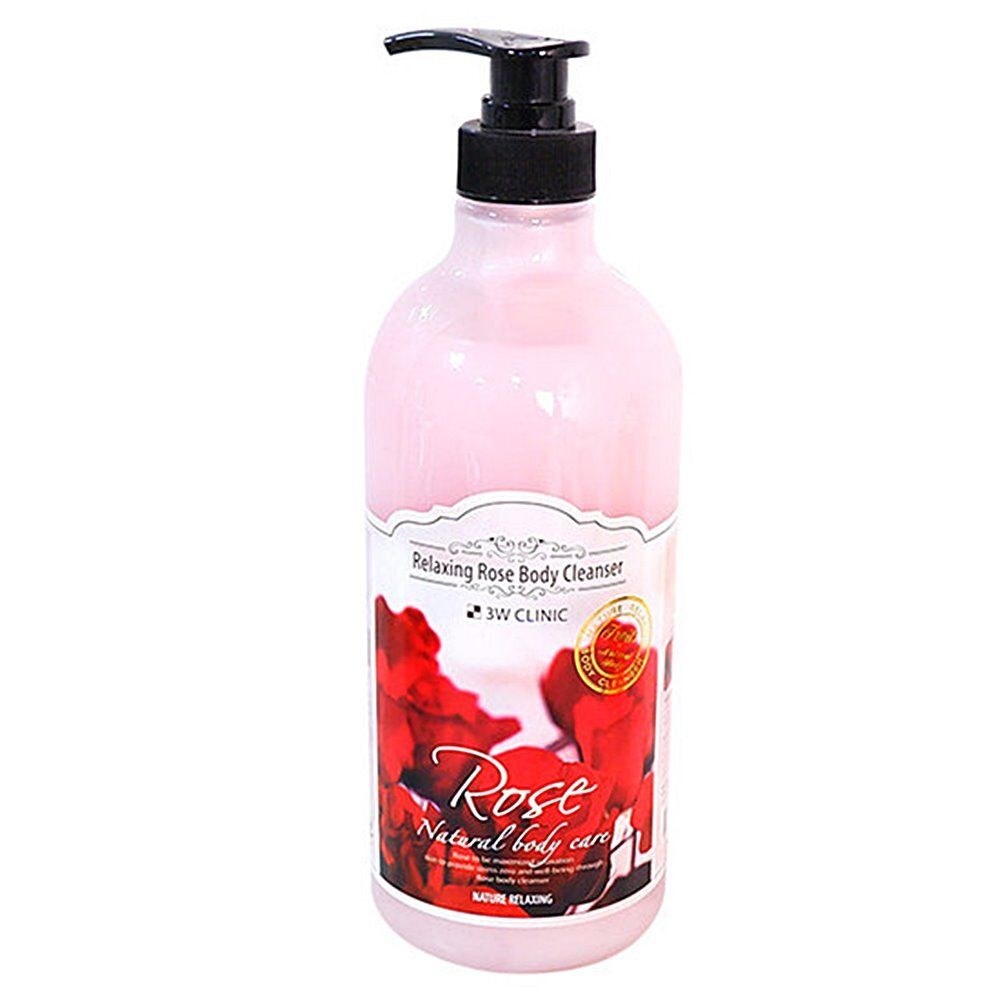 3W CLINIC Relaxing Rose Body Cleanser 1000ml