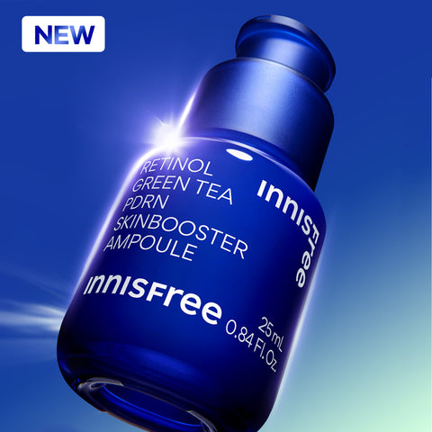 Innisfree Retinol Green Tea PDRN Skin Booster Ampoule 25ml