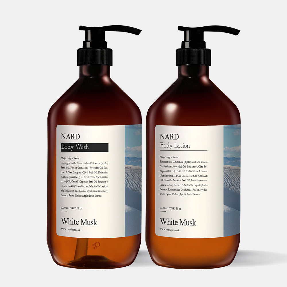 Nard Refresh Perfumed Bodywash / Body Lotion 1000ml (2 Pack)