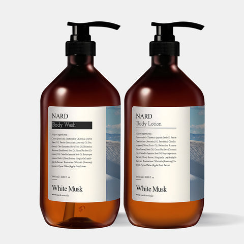 Nard Refresh Perfumed Bodywash / Body Lotion 1000ml (2 Pack)