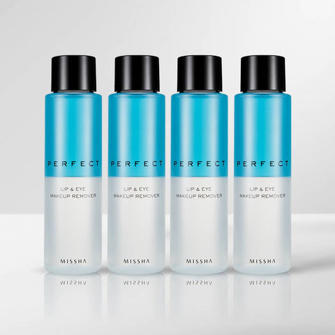 MISSHA Perfect Lip & Eye Makeup Remover 155ml (4 pack)