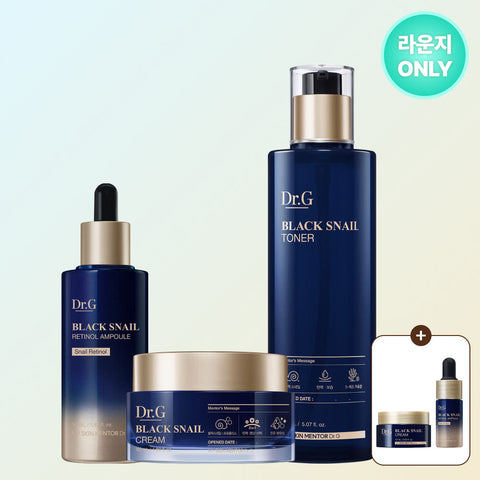 Dr.G Antiaging Black Snail 3 piece basic set
