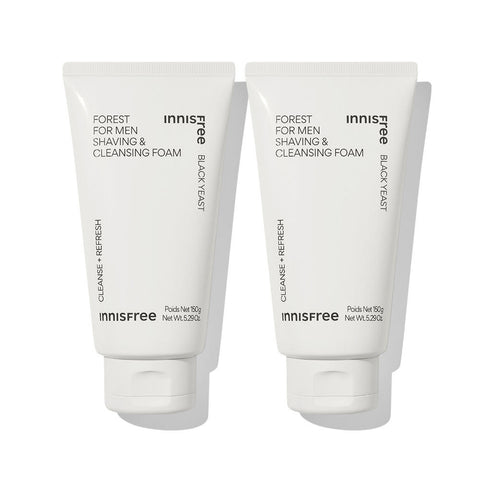 Innisfree Forest for Men Shaving & Cleansing Foam 150 ml (2 Pack)
