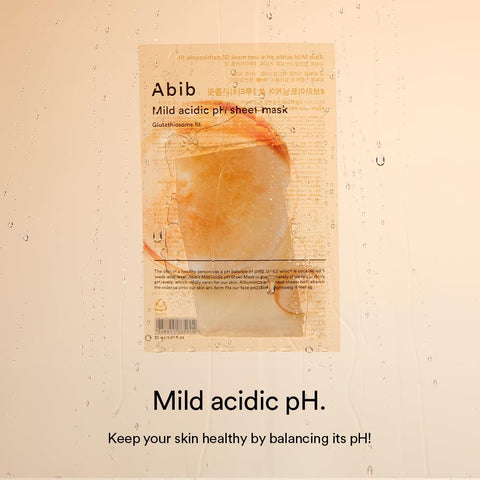 Soonsu Beauty Mild Acidic pH Sheet Mask Glutathiosome Fit texture close-up