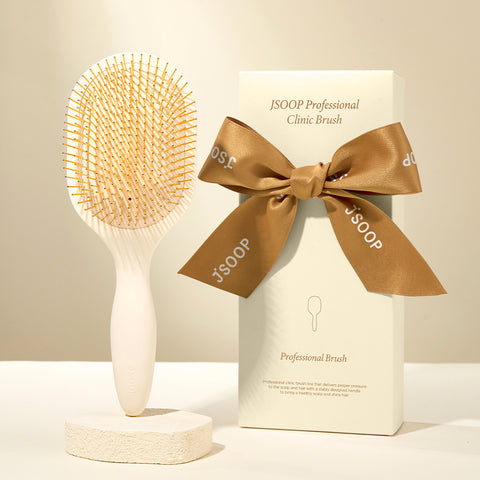 Jsoop Professional Scalp Clinic Brush (Gold Pins)