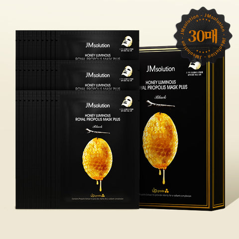 JM Solution Honey Glow Royal Propolis Mask Plus 10P (3 Pack)