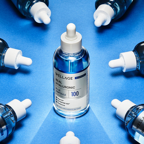 Wellage Real Hyaluronic Acid Blue 100 Ampoule 160ml
