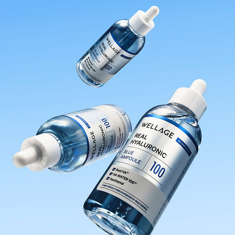Wellage Real Hyaluronic Blue 100 Ampoule 100ml + Hyper PDRN Repair Ampoule 30ml