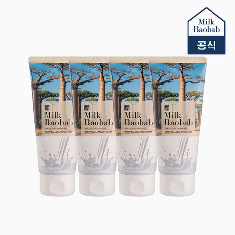 Milk Baobab Whipping Cleansing Foam 120ml (3-Pack)